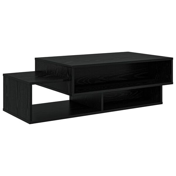 vidaXL Coffee Table Black Oak 105 x 50 x 32.5 cm Engineered Wood