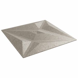 vidaXL Wall Panels 12 pcs 50 x 50 cm Star Beton XPS Foam