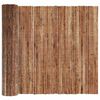 vidaXL Bark Fence Brown 400 x 150 cm Bark