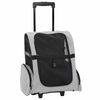vidaXL Pet Trolley 3-in-1 Design Grey 48x32x(57-106) cm Oxford Fabric