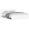 vidaXL Bed Frame without Mattress White 140x200 cm