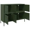 vidaXL Sideboard Olive Green 100.5x39x79 cm Steel
