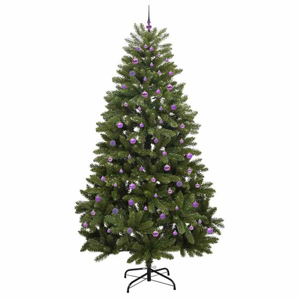 vidaXL Artificial Christmas Tree with Stand Green 270 cm PVC and Metal