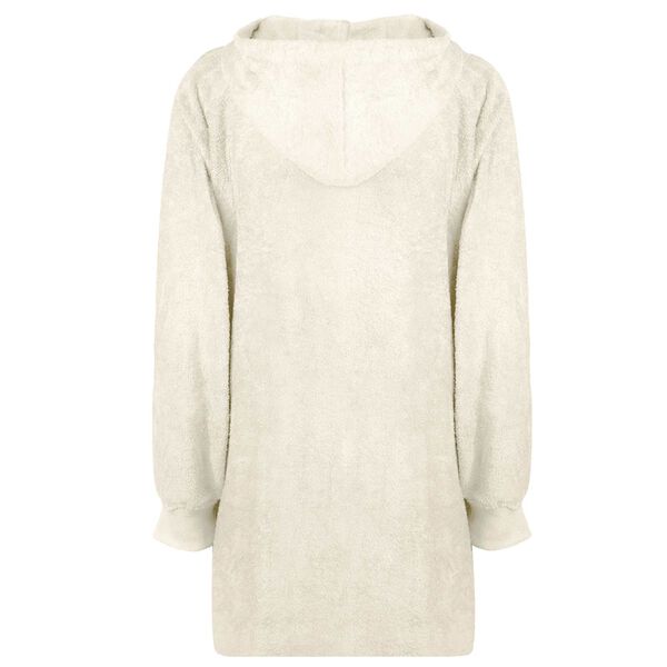 vidaXL Blanket Hoodie KINN Cream L Cotton
