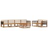 vidaXL Outdoor Sofa Set 7 pcs Natural Solid Acacia Wood