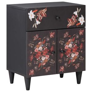 vidaXL Bedside Table Multicolour 50 x 33 x 60 cm Solid Mango Wood