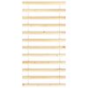 vidaXL Bed Slats 100x200 cm Solid Wood Pine