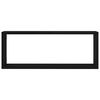 vidaXL Wall Shelves 4 pcs Black oak 60 x 15 x 23 cm Engineered wood