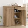 vidaXL Storage Cabinet Artisan oak 80 x 42.5 x 93.5 cm Engineered wood