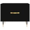 vidaXL Coffee Table Black 50x50x40 cm Engineered Wood