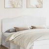 vidaXL Headboard Gloss White 200 cm Engineered wood