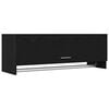 vidaXL Wardrobe Black Oak 100 x 32.5 x 35 cm Engineered Wood