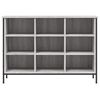 vidaXL Shoe Cabinet Grey Sonoma 100x35x70 cm Engineered Wood