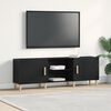 vidaXL TV Cabinet Black Oak 150 x 30 x50 cm Engineered Wood