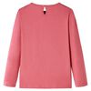Kids' T-shirt with Long Sleeves Old Pink 140