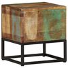 vidaXL Side Table | Multicolour | Solid reclaimed wood | 30x30 cm | Durable