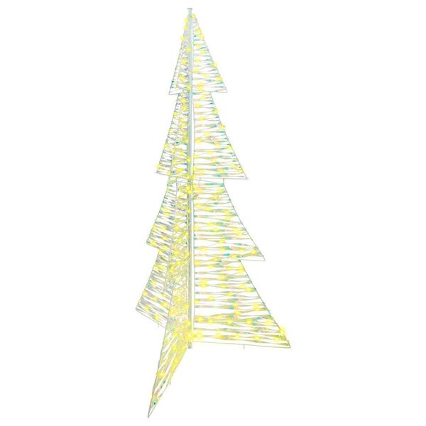 vidaXL Christmas Tree with 240 LEDs Warm White 180 cm PET