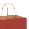 vidaXL Paper Bags 250 pcs with Handles Red 32x12x42 cm