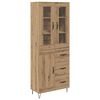 vidaXL Highboard Artisan Oak 69.5 x 34 x 90 cm Engineered Wood