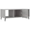 vidaXL Coffee Table Grey Sonoma 102x50x40 cm Engineered Wood
