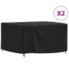 vidaXL Garden Furniture Covers 2 pcs 125x125x74 cm 420D Oxford Fabric