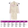 vidaXL Bathrobe KINN Cream L Cotton