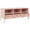 vidaXL TV Cabinet Pink 101.5x39x43.5 cm Cold-rolled Steel