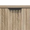 vidaXL Bedside Table Sonoma oak 63.5 x 36 x 61 cm Engineered wood
