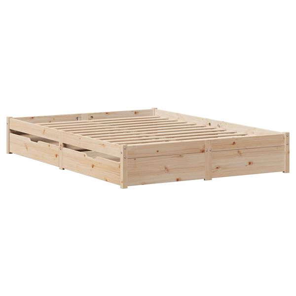 vidaXL Bed Frame without Mattress 120x200 cm Solid Wood Pine