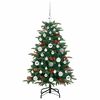 vidaXL Artificial Christmas Tree with 150 LEDs with Stand Green 120 cm