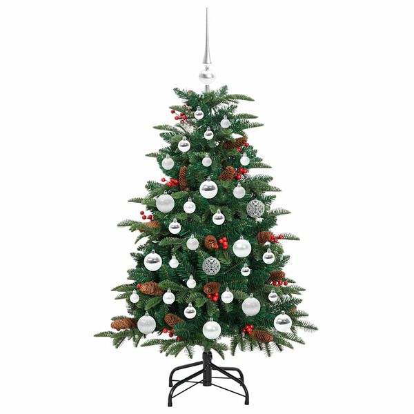 vidaXL Artificial Christmas Tree with 150 LEDs with Stand Green 120 cm