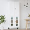 vidaXL Highboard White 69.5x34x180 cm Engineered Wood
