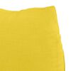 vidaXL Back Pillow Light Yellow 60 x 20 x 50 cm Fabric