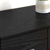 vidaXL Sideboards with Drawer Corona 2 pcs Black Oak 59 x 39 x 80 cm