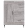 vidaXL Highboard Grey Sonoma 69.5x34x180 cm Engineered Wood