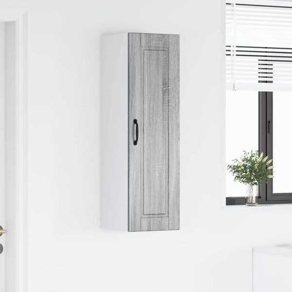 vidaXL Kitchen Cabinet Grey Sonoma 30 x 31 x 100 cm Engineered Wood