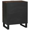 vidaXL Bedside Cabinet Walnut 50 x 33 x 60 cm Solid Acacia wood