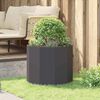vidaXL Planter Black 60 x 60 x 50 cm Steel