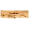 vidaXL Table Top 100x40x2,5 cm Live Edge Solid Wood Rough Mango