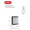 Keter Recycling Cabinet Split Premium Grey and Black 92 cm