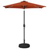 vidaXL Garden Parasol with LED Lights and Base 230 x 230 cm Polyester