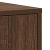 vidaXL Bathroom Cabinet Brown Oak 30x30x183.5 cm Engineered Wood