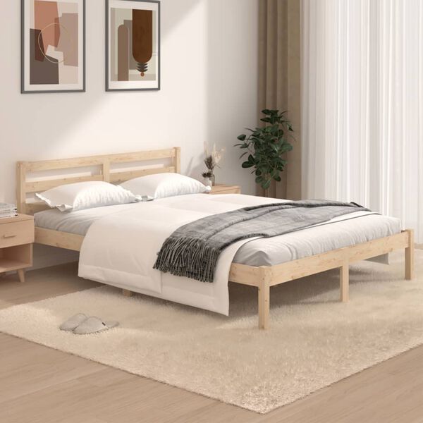 vidaXL Bed Frame without Mattress 120x190cm Small Double
