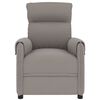 vidaXL Massage Chair Taupe Fabric