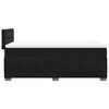 vidaXL Box Spring Bed with Mattress Black 90x200 cm Velvet