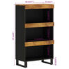 vidaXL Side Cabinet 60x33x107 cm Solid Wood Mango