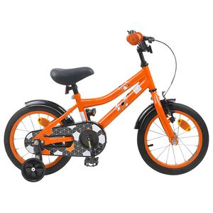 vidaXL Kids Bike 12 Inches for 2-4 Years Old Orange