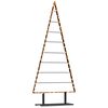 vidaXL Metal Christmas Tree with Stand Black 180 cm Steel