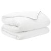 vidaXL Summer Duvet 240 x 220 cm Summer 150 gsm Bamboo Fiber White