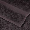 vidaXL Towels "FROGN" 25 pcs Anthracite 100x200 cm 360 gsm